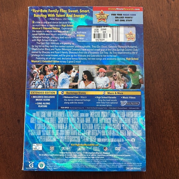 High School Musical 2 Extended Edition DVD - Picture 2 of 4